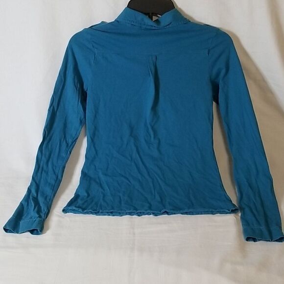 Unionbay Cotton Partial Button Front Top Size L - Picture 8 of 8